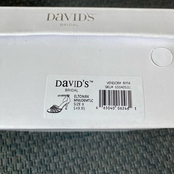 David’s Golden bridal shoes - Picture 6 of 6